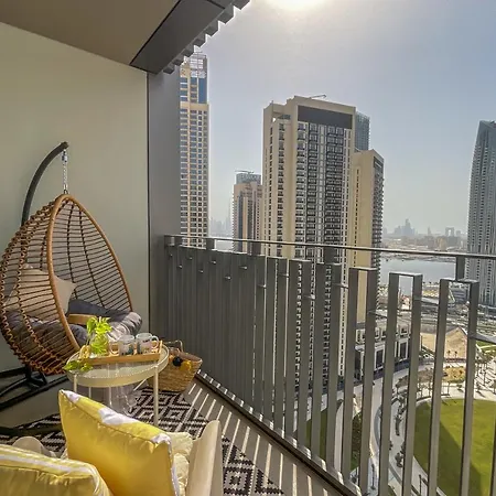 Higuests - Luxe Apartment With Panoramic Views On Dubai Creek Exterior photo
